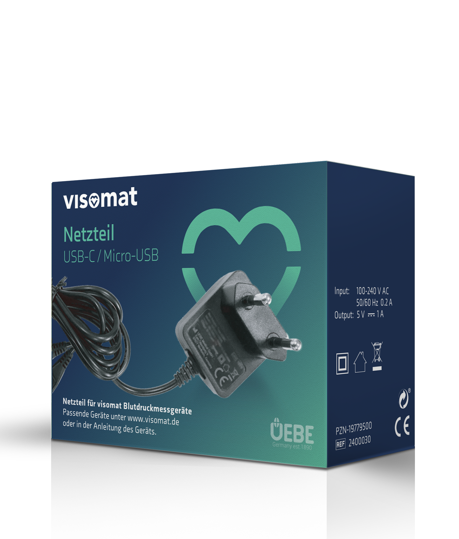 Netzadapter A2 zu visomat-Geräten